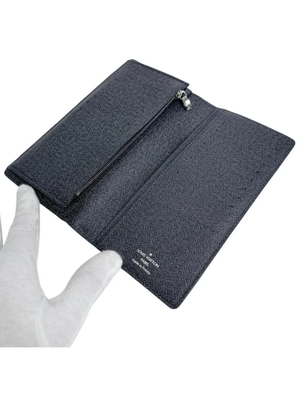 Louis Vuitton Monogram Bi Foldlong Wallet Portefeuille Brazza NM Green